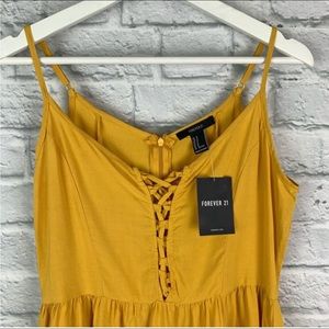 Yellow forever 21 dress